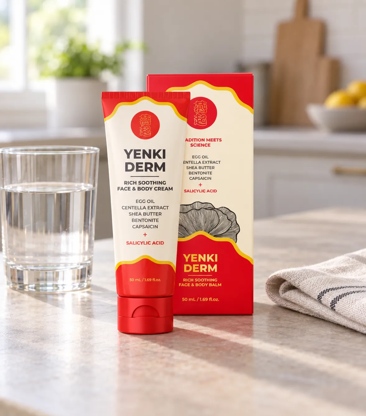 Yenki Derm — le produit au quotidien