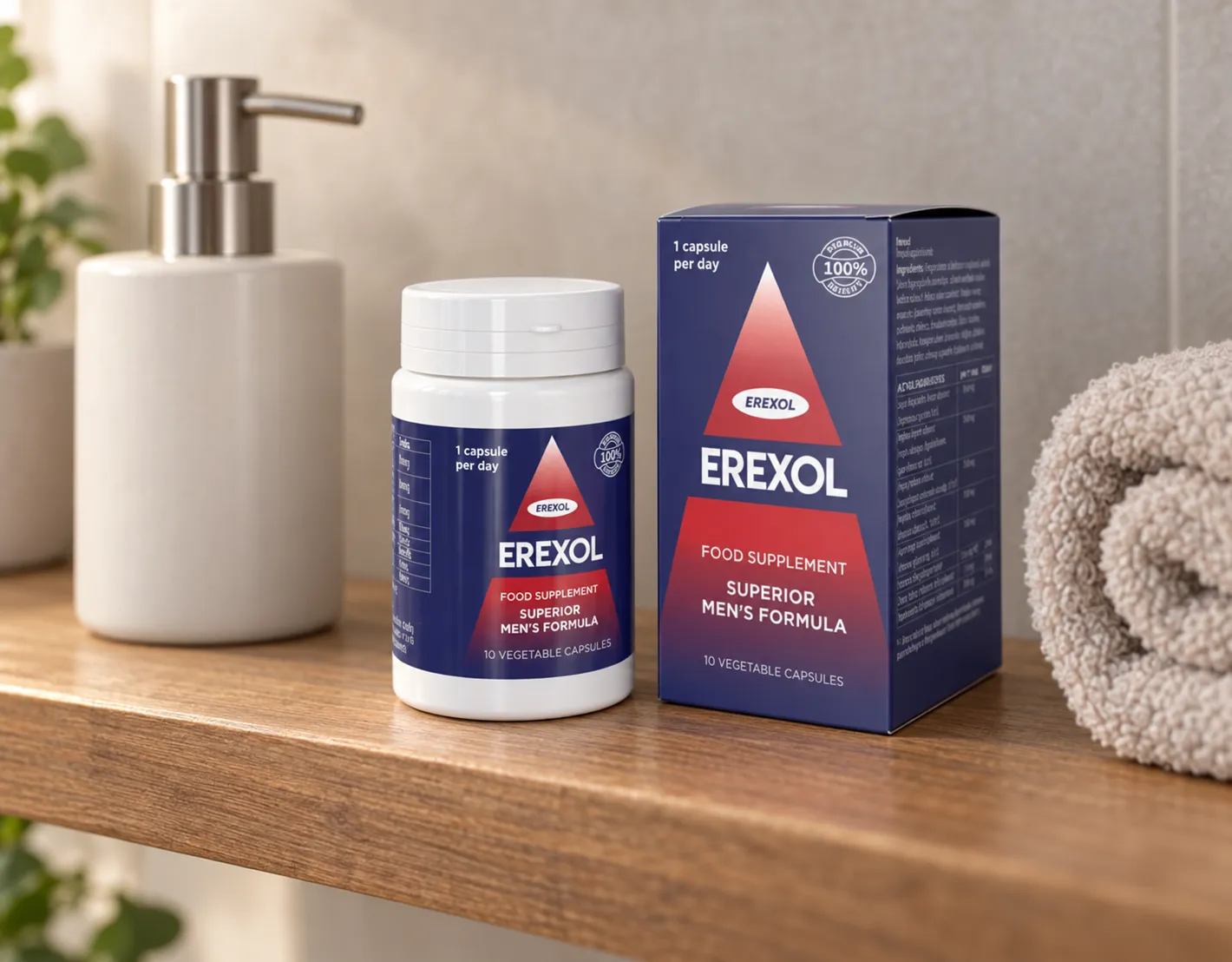 Erexol — le produit au quotidien